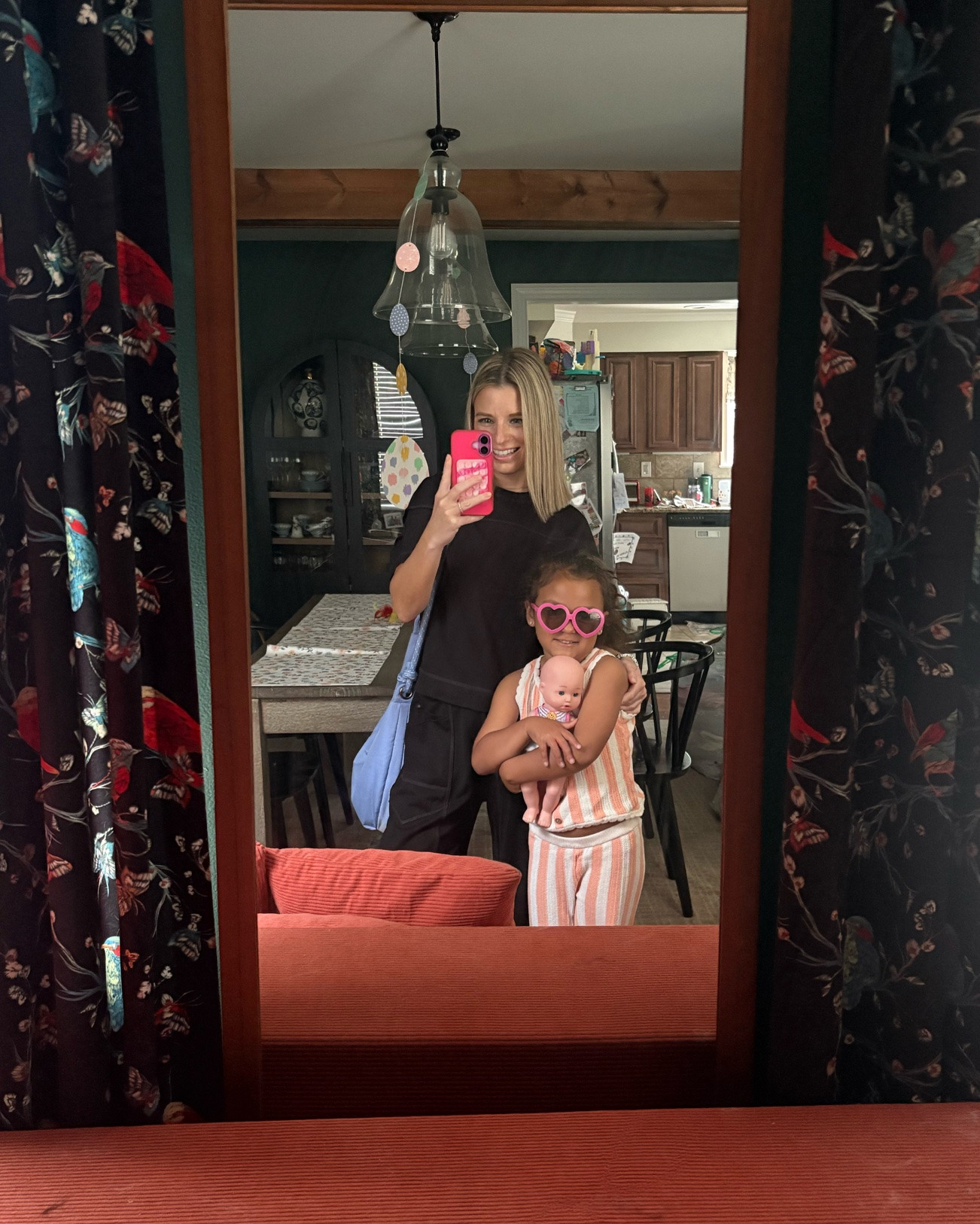 Day date with my girlie. Guess where we went?!! 🖤 🐔 🍦 

Wearing size XS in this black set! Looks like a look alike but it’s Amazon! I love the fit and stitching. Length is great- I am 5’1

#LTKmomlife #LTKootd #LTKKids