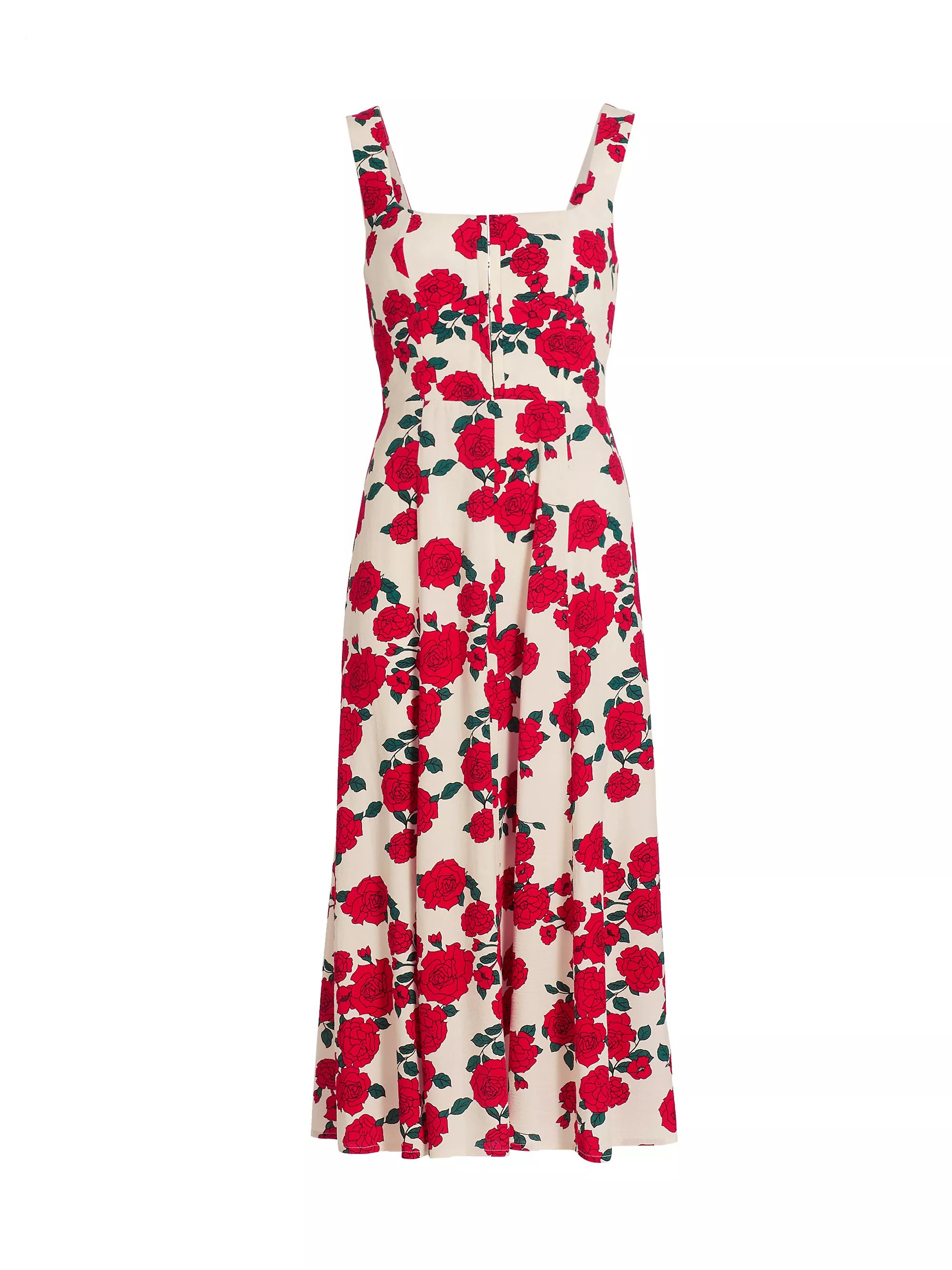 Red RosesAll MidiWayfLeonie Floral Midi-Dress$118
            
          20% Off $250+ with Code ... | Saks Fifth Avenue