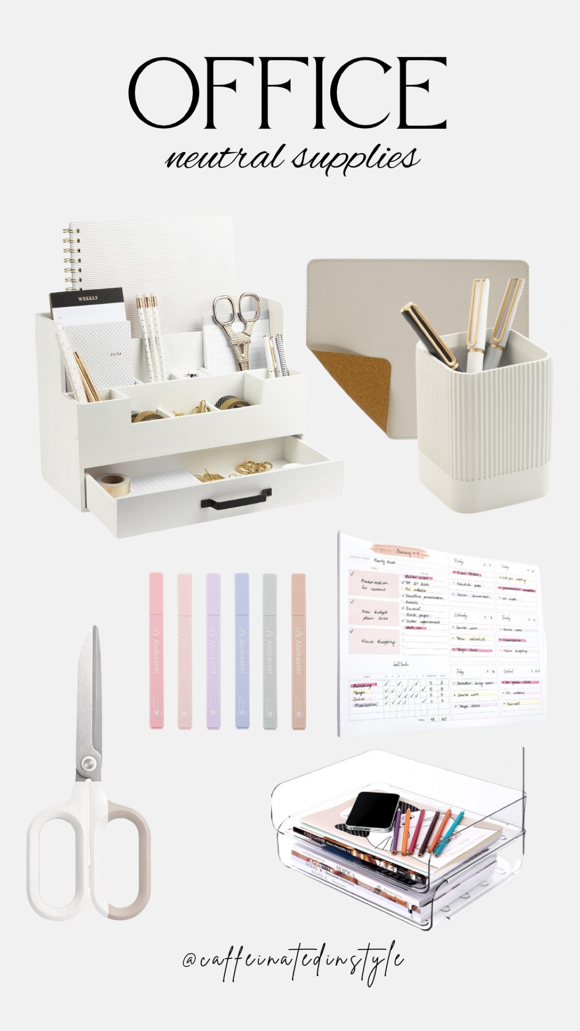 Neutral Office Supples 

#LTKfindsunder50 #LTKhome