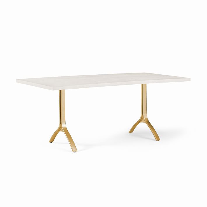 Avery Wishbone Dining Table (74", 94") | West Elm (US)