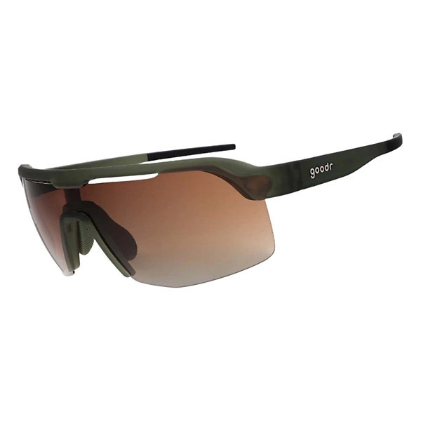 Men's Goodr The Jungle Is My Gym Polarized Sunglasses Brown/Green | Scheels