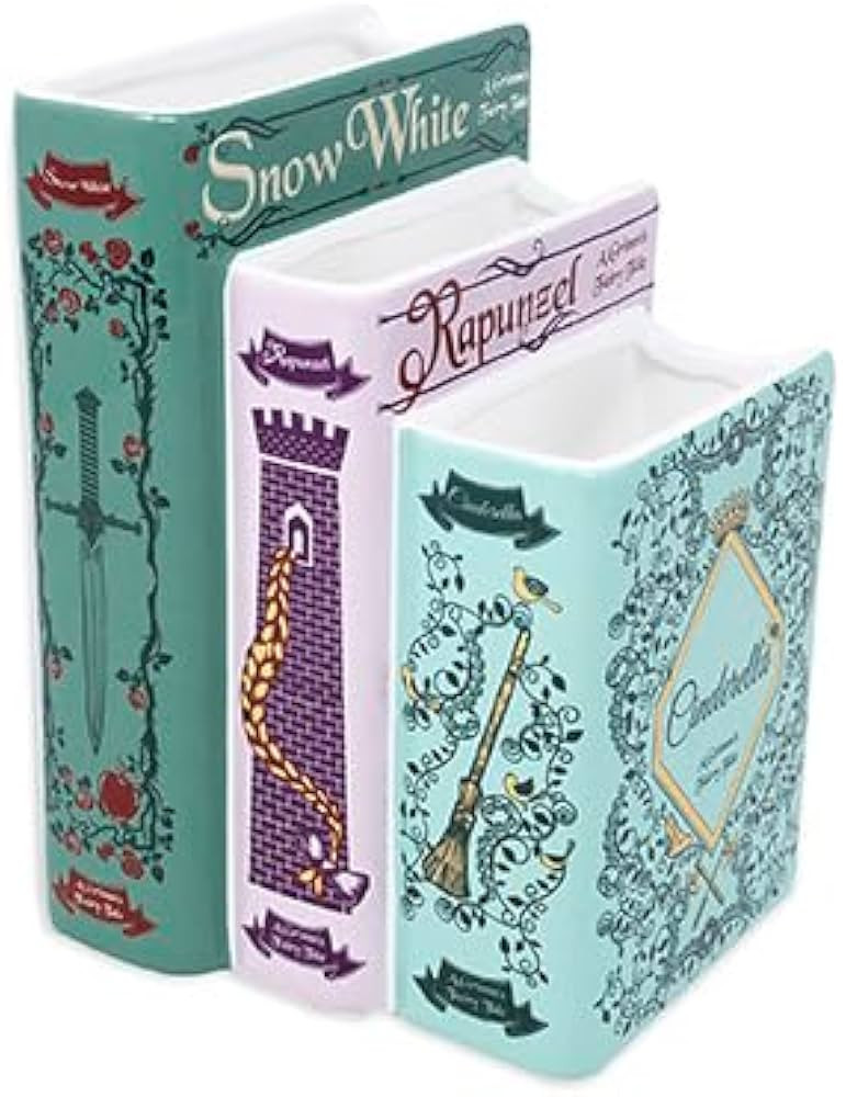 Steel Mill & Co Original Triple Book-Shaped Decorative Vase, Tiered Ceramic Bookshelf Decor, Uniq... | Amazon (US)