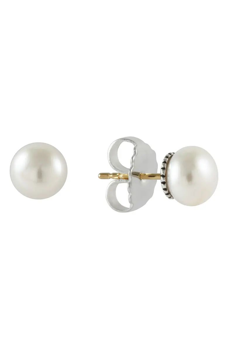 LAGOS Luna 8mm Pearl Stud Earrings | Nordstrom | Nordstrom