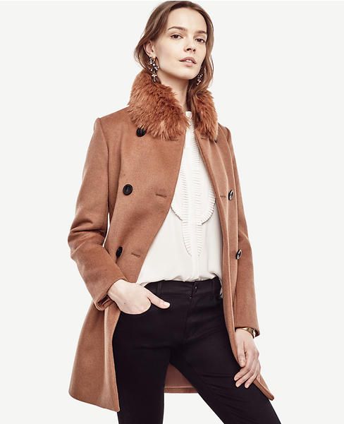 Luxe Collar Coat | Ann Taylor (US)