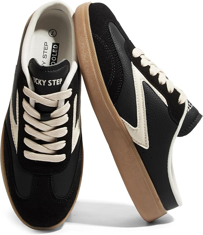 LUCKY STEP Women’s Mule Fashion Sneakers Slip On Backless Walking Shoes Winter Retro Comfy Casu... | Amazon (US)