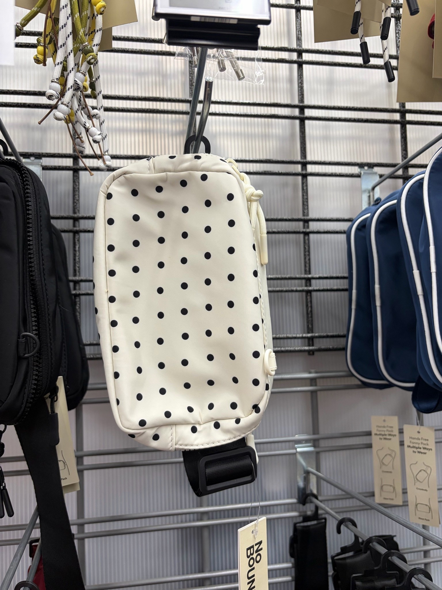 Polka dots are having a moment, and I’m obsessed 🤍🖤 This Walmart belt bag is the cutest way to add a fun touch to any outfit! It’s lightweight, hands-free, and perfect for errands, travel, game days, or everyday wear. Best part? It’s budget-friendly! ✨ #LTKFinds #WalmartFashion #BeltBag #AffordableStyle #PolkaDots #LTKStyle #EverydayEssentials