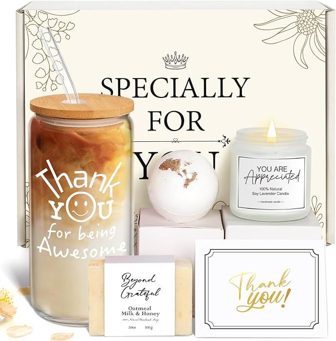 Thank You Gifts for Women, Teacher Appreciation Gifts, Employee Appreciation Gift for Coworkers E... | Amazon (US)