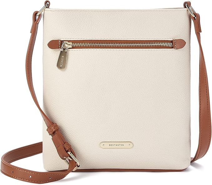 BOSTANTEN Crossbody Bags for Women Trendy Leather Designer Cell Phone Multi Pocket Cross Body Pur... | Amazon (US)