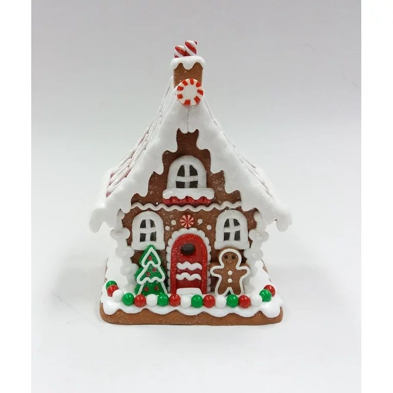 Christmas Village Multi-Color LED Gingerbread House, by Holiday Time | Walmart (US)