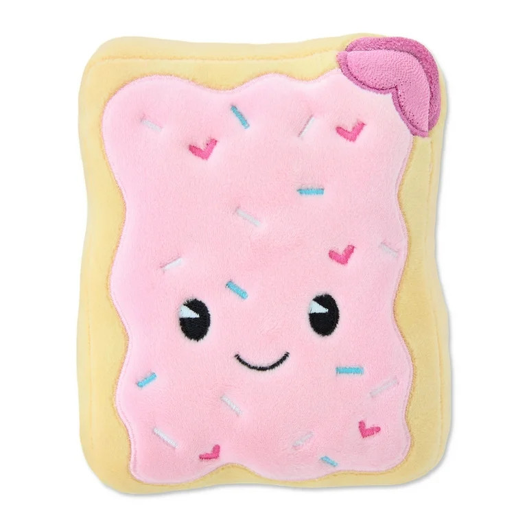Small Frosted Toaster Pastry Plush, Pink, 6", Valentine's Day by Way To Celebrate | Walmart (US)