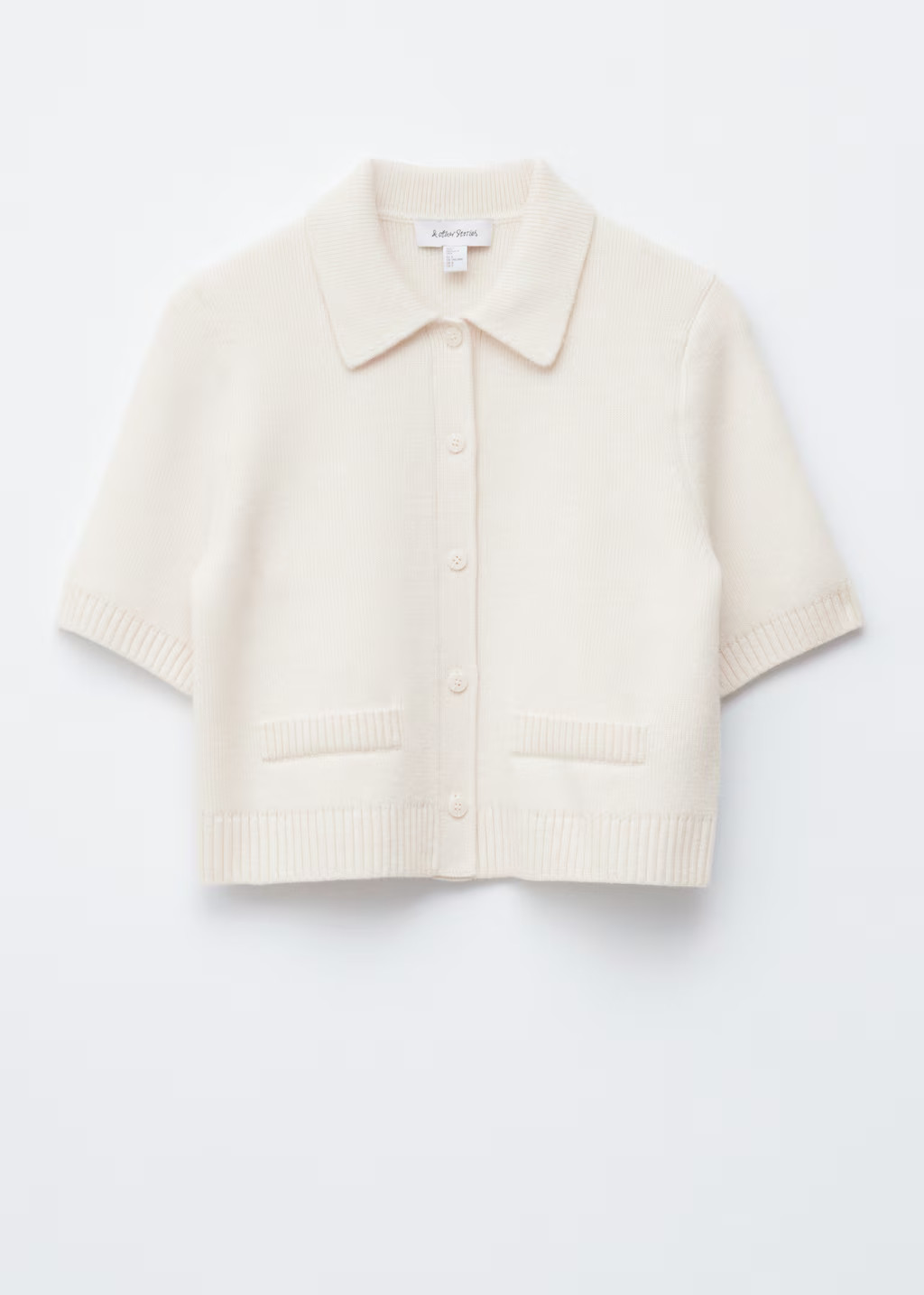 Knitted Short-Sleeve Cardigan | & Other Stories UK