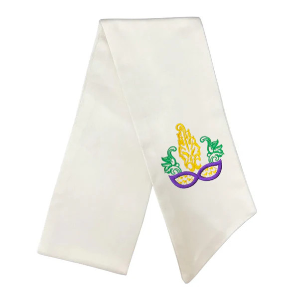 Mardi Gras Wreath Sash | Fig and Dove