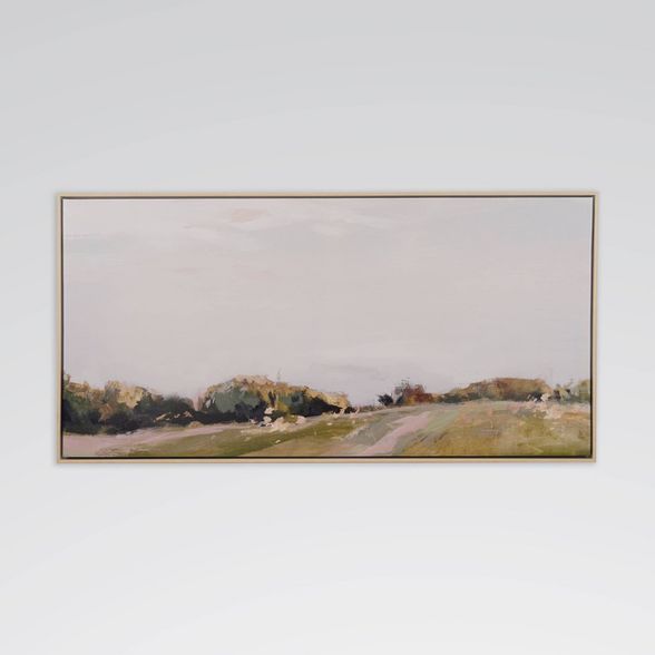 40.8" x 20.8" Distant Meadow Framed Printed Canvas Wall Art - Threshold™ | Target