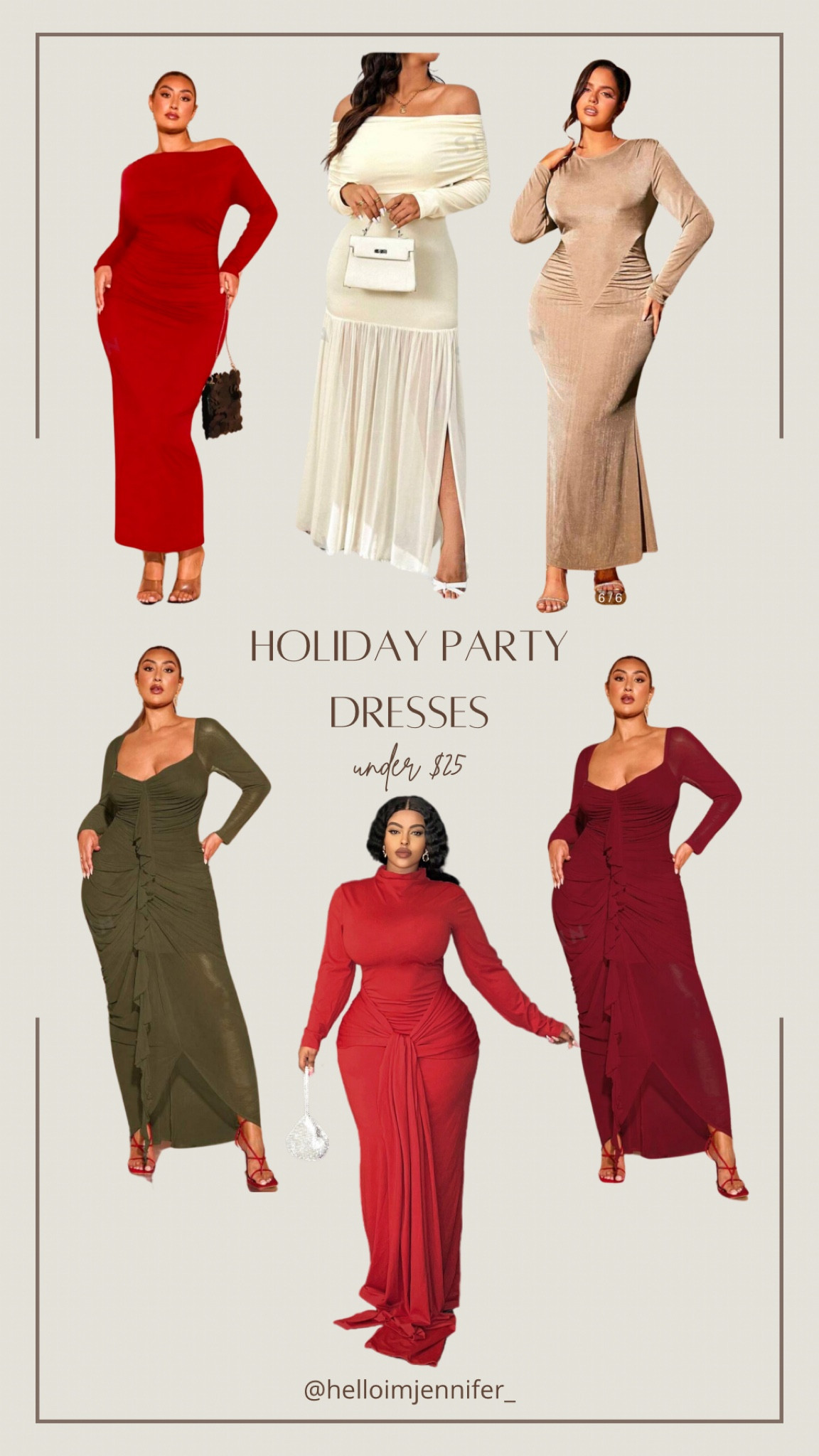 Holiday dresses 
Holiday party dresses
Affordable dresses
Red dress
Brown dress
Green dress
Party dresses
Curvy fashion
Plus size dress
Midsize dress
Fall dress
Winter dress 
Christmas dress
Wedding guest dress 


#LTKHoliday #LTKPlusSize #LTKMidsize