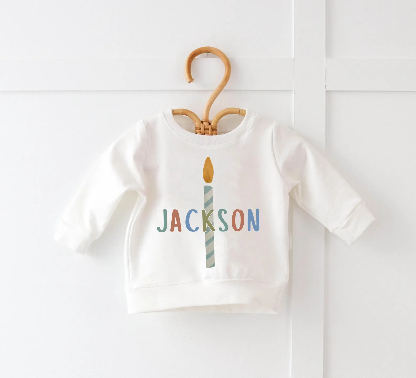 Personalized First Birthday Romper, 1st Birthday Candle Outfit, Balloon Sweatshirt, Muted Rainbow... | Etsy (US)