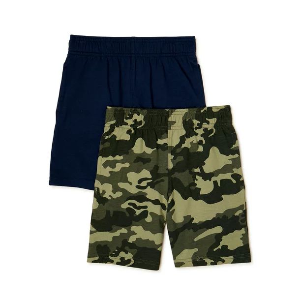 365 Kids from Garanimals Boys Shorts, 2-Piece Multipack, Sizes 4-10 - Walmart.com | Walmart (US)