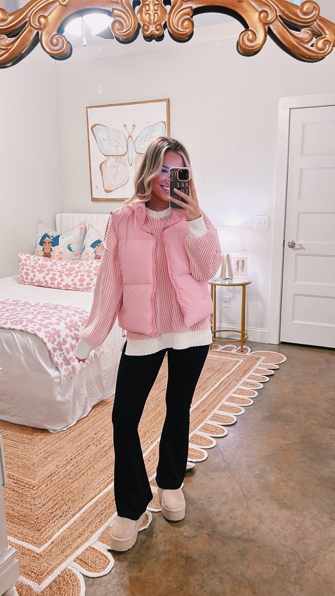 the cutest amazon sweater also in PINK! love it paired with this vest🎀 
#amazon #sweaters

#LTKfindsunder50 #LTKstyletip