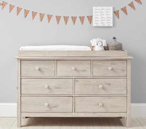 Kendall 7-Drawer Dresser & Topper Set (55w x 19d") | Pottery Barn Kids
