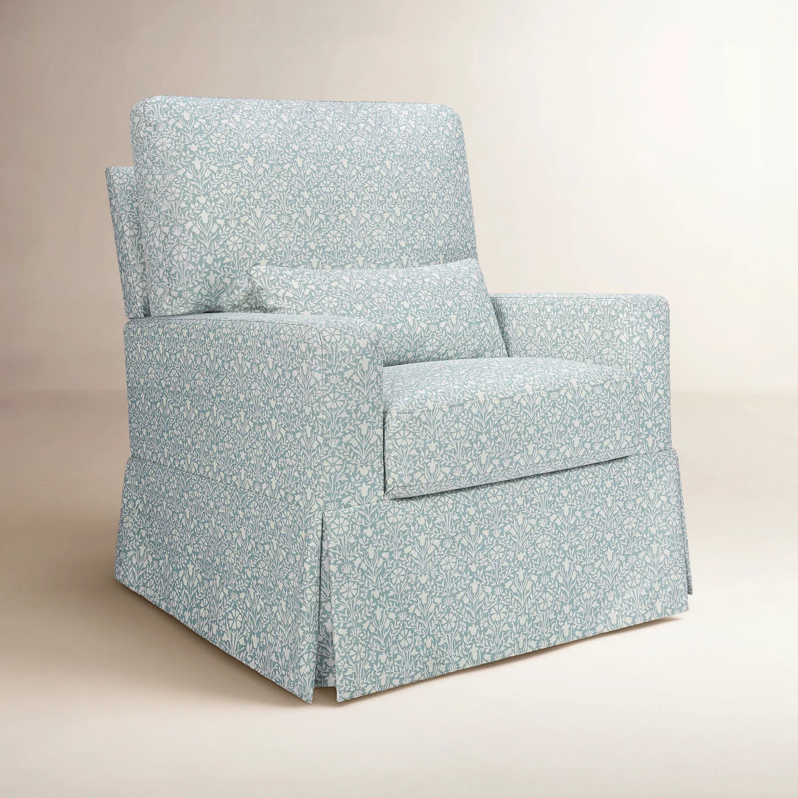 Morris & Co. x Namesake Crawford Pillowback Comfort Swivel Glider | Wayfair North America