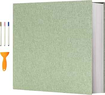Vienrose Photo Album Self Adhesive 4x6 5x7 3x5 8x10 Scrapbook Album DIY Scrap Book with Metallic ... | Amazon (US)