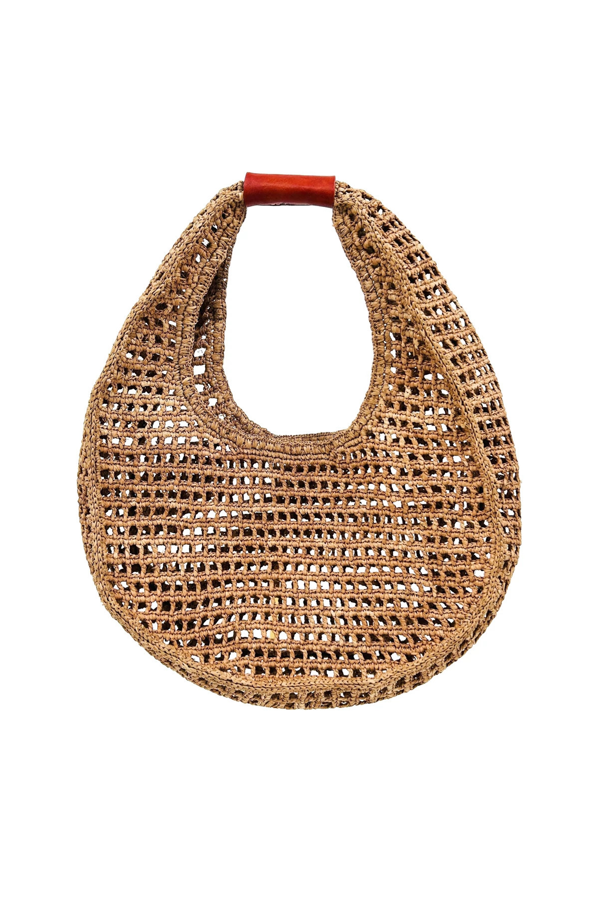 Isla Raffia Open Weave Hobo Bag | Everything But Water