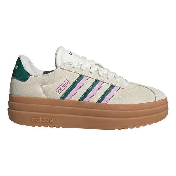 Women's adidas VL Court Bold Sneakers 11 Regular Off White/Green | Scheels Sports