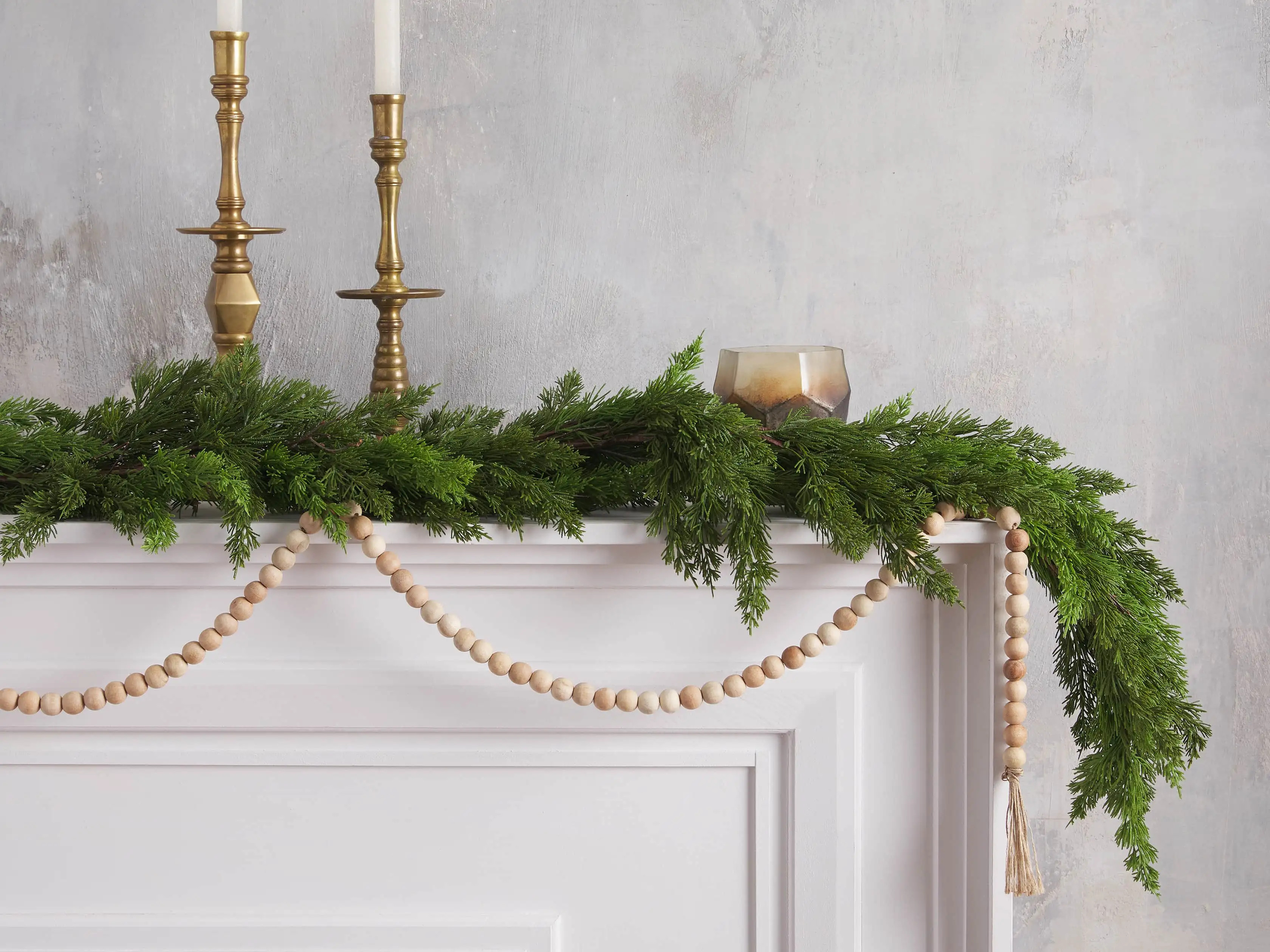 Wooden Tasseled Garland | Arhaus