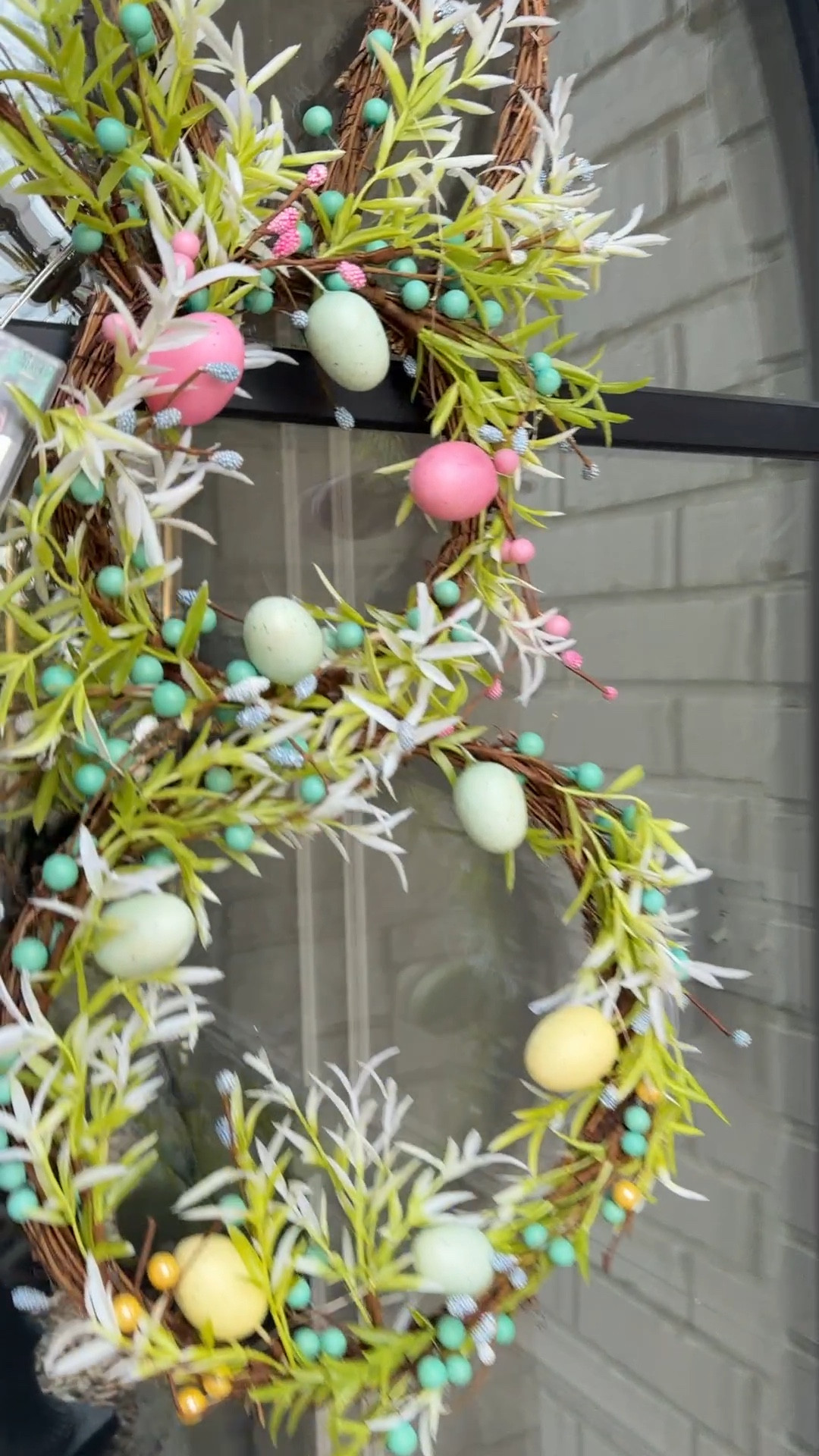 Light up bunny wreath on a timer 