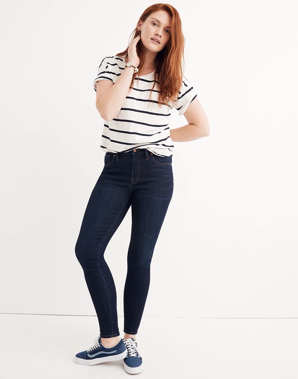 9" High-Rise Skinny Jeans in Larkspur Wash: Tencel Edition | Madewell
