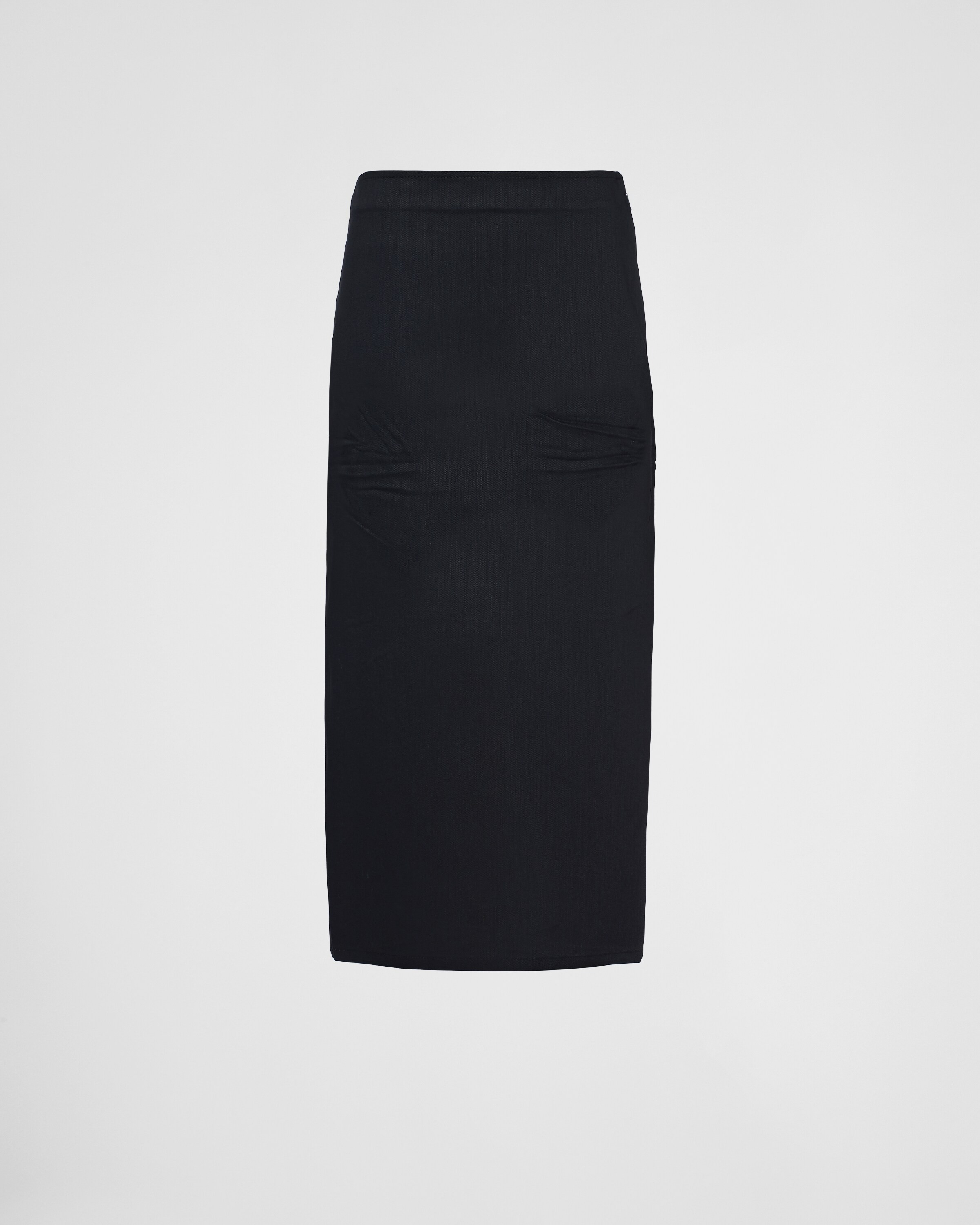 Stretch denim pencil skirt | Prada INT