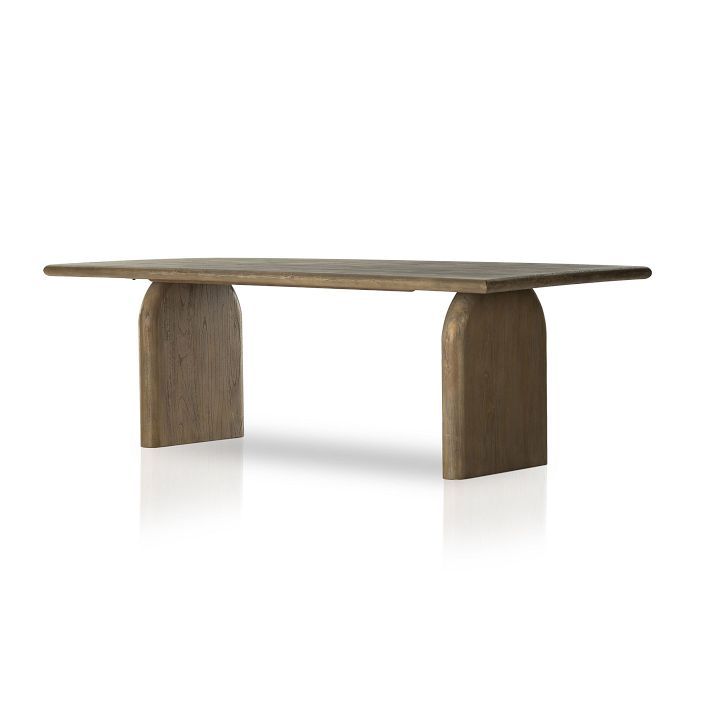 Sculptural Leg Rectangle Dining Table (94") | West Elm (US)