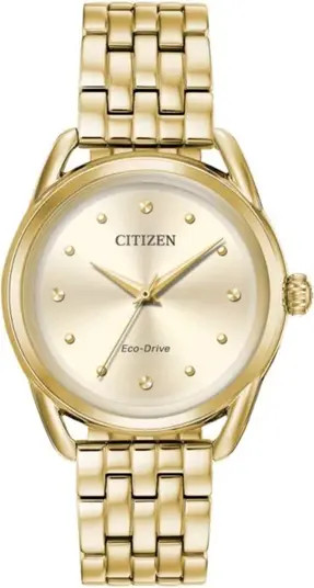 Citizen Classic Eco-Drive Bracelet Watch, 36mm x 8.5mm | Nordstromrack | Nordstrom Rack