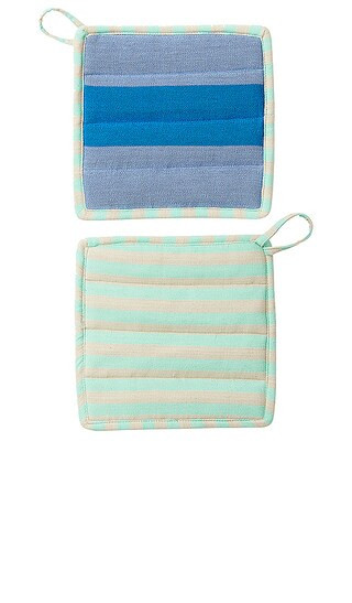 MINNA Sol Potholder in Mint,Blue. | Revolve Clothing (Global)