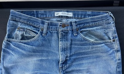 Vintage Lee Jeans Natural Fade, Leg Whisker Mens 34x30 Blue Denim | eBay US