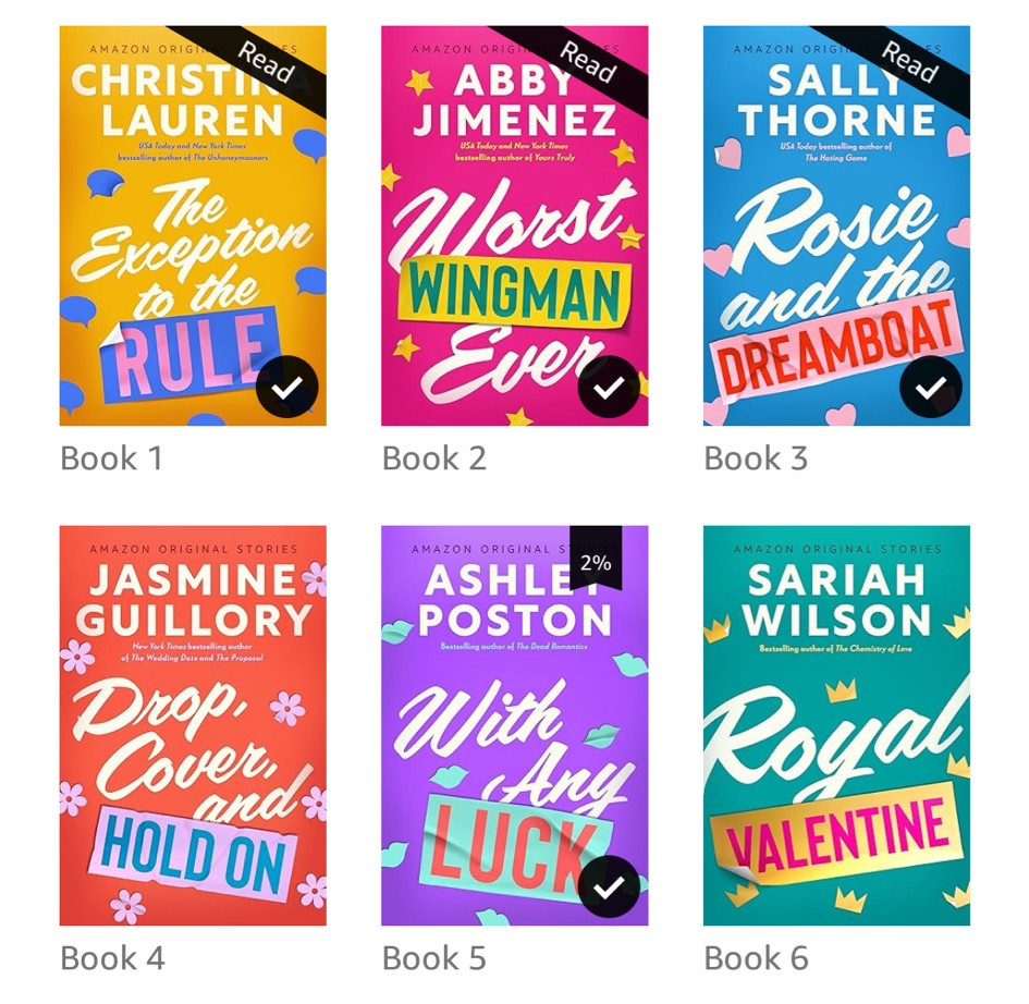 What I’m reading. Short story series. Books 