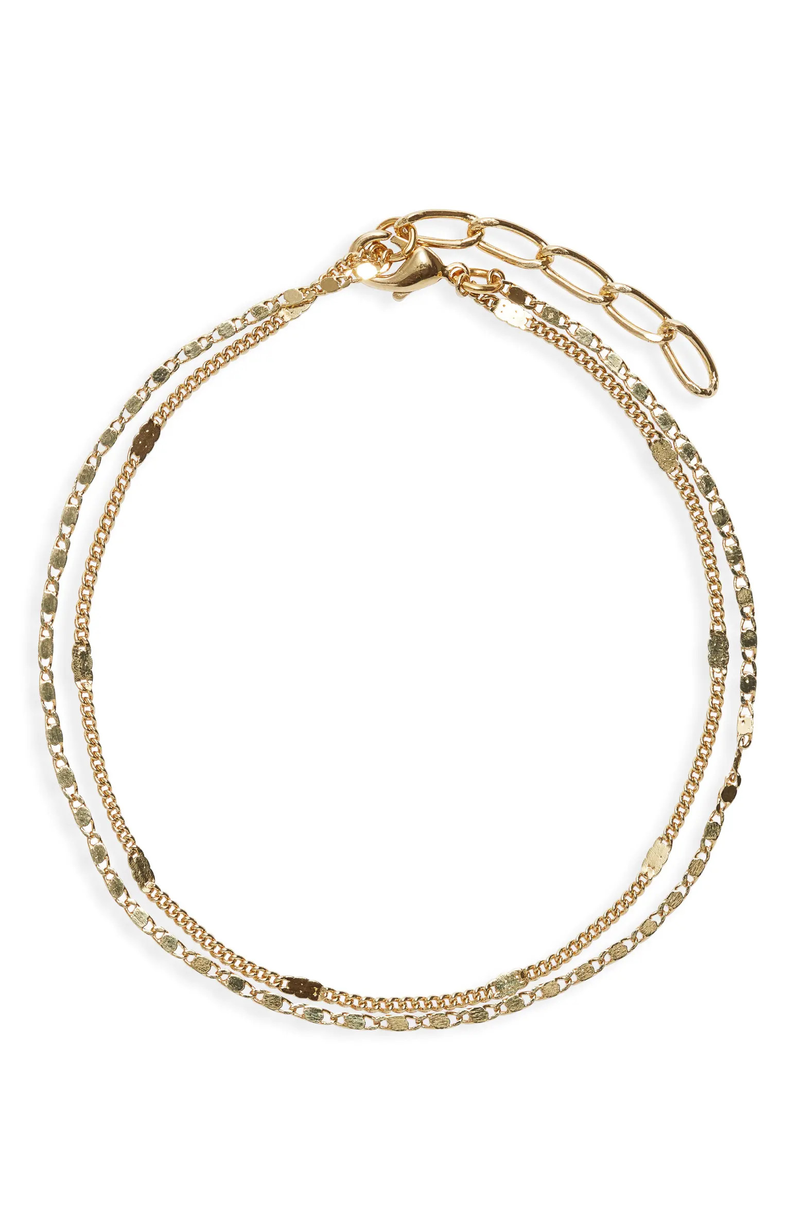 Nordstrom Demi Fine Layered Chain Bracelet | Nordstrom | Nordstrom