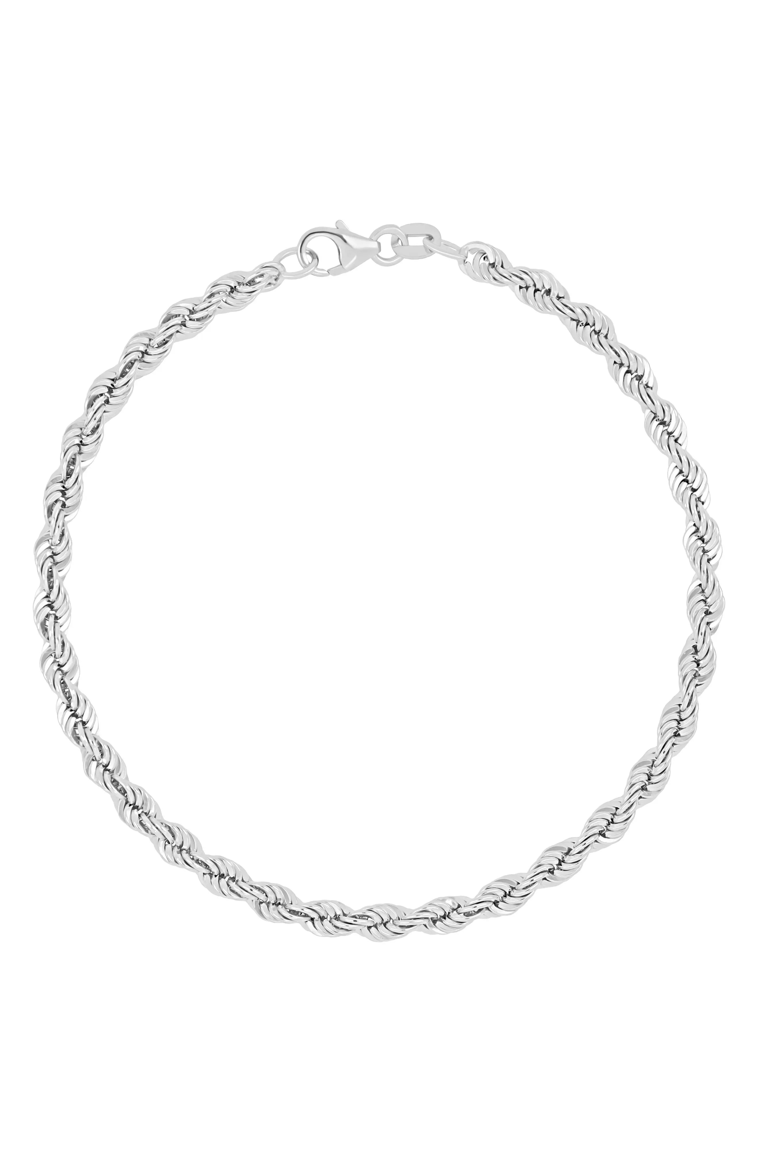 Men's 14K Gold Rope Chain Bracelet (Online Trunk Show) (Men) | Nordstrom | Nordstrom