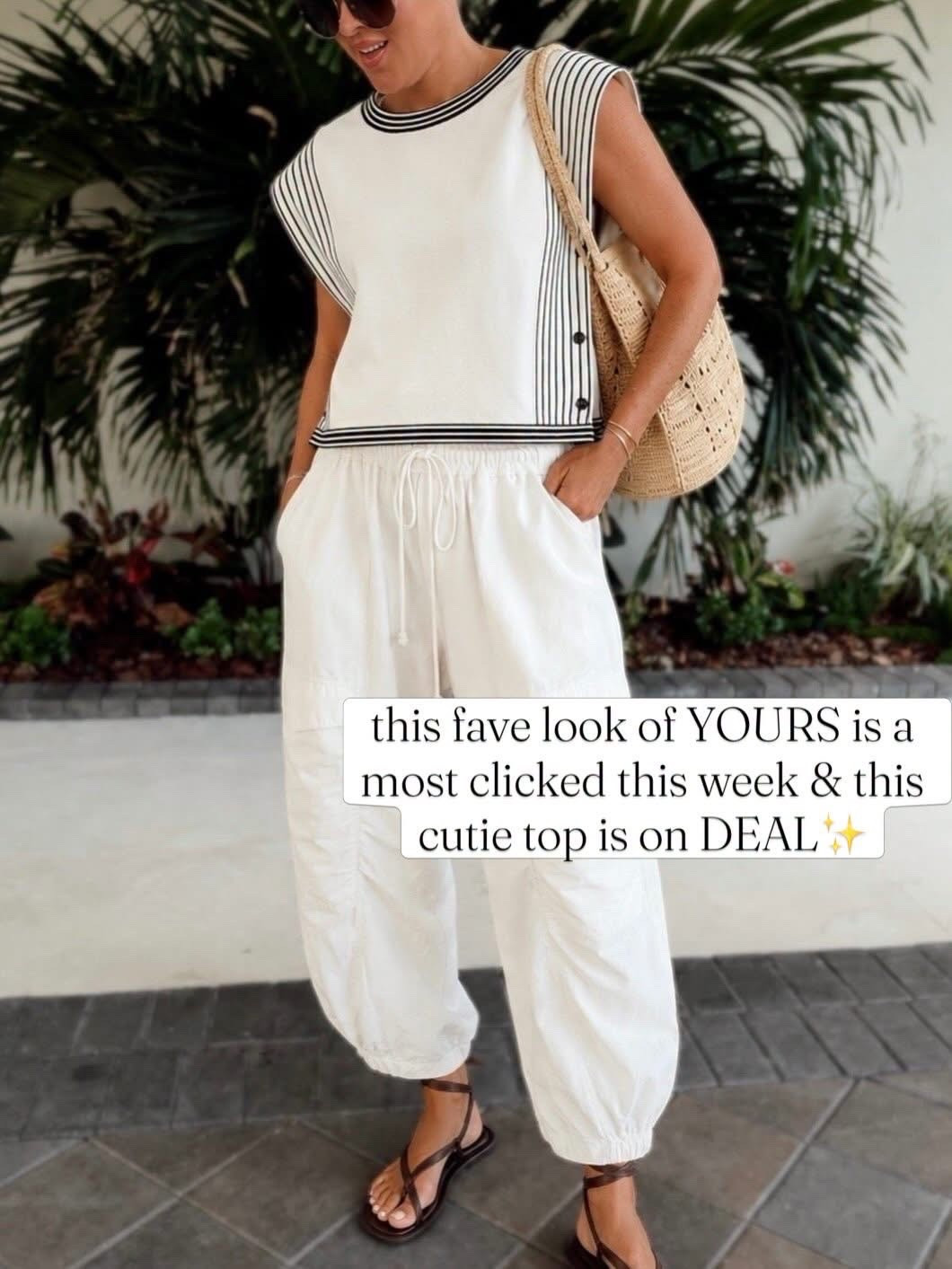 My top is on major sale! ✨✨✨

Summer OOTD🐚☀️my top and bag are on sale! wearing smalls! 

Summer outfit. Vacation outfit. Travel outfit.

#LTKootd #LTKSeasonal #LTKSaleAlert