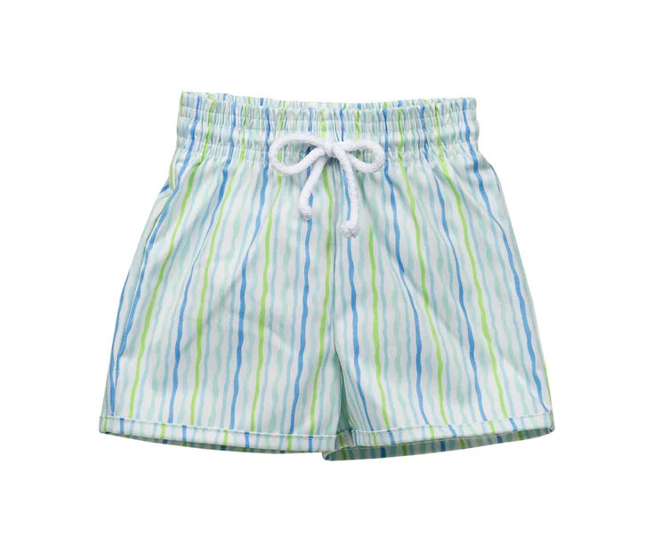 Boy Stripe Swim Trunk | The Little Lane Shop