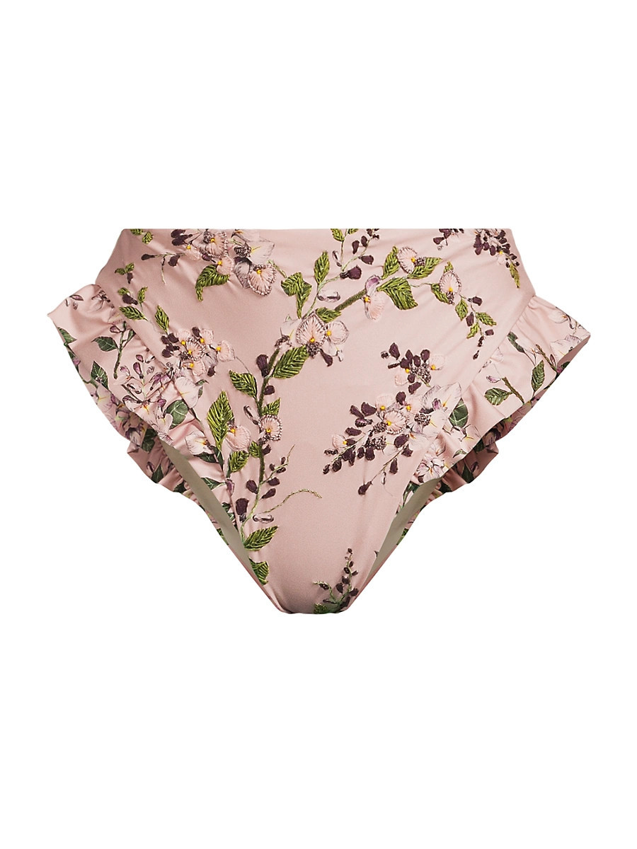Women's Jengibre Ruffled Bikini Bottom - Size XL | Saks Fifth Avenue
