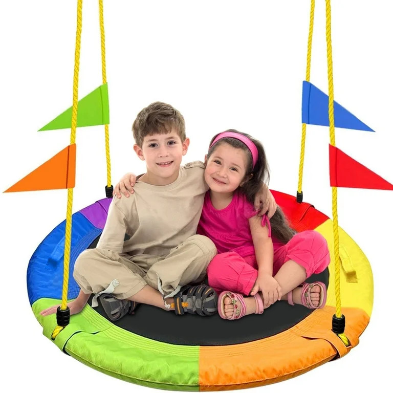 GVDV 40" Saucer Swing 750Lb Capacity, Waterproof Oxford Tree Swing for Kids Gift, Indoor and Outd... | Walmart (US)