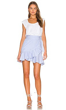 Veronica Beard Addyson Dress in White Blue from Revolve.com | Revolve Clothing (Global)