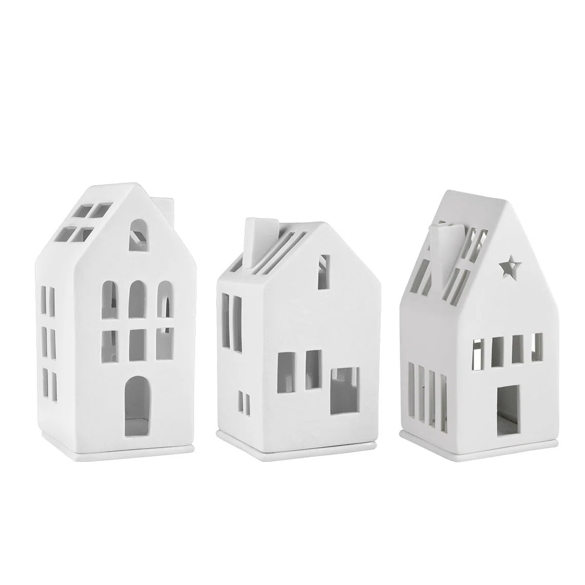 Porcelain Village House Set - 3 Pieces | Wayfair North America