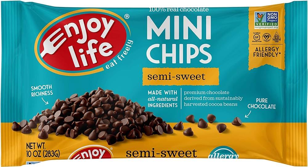 Enjoy Life Semi Sweet Chocolate Mini Chips, 10 oz | Amazon (US)