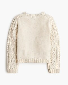 Girls' cable-knit donegal sweater | J.Crew Factory