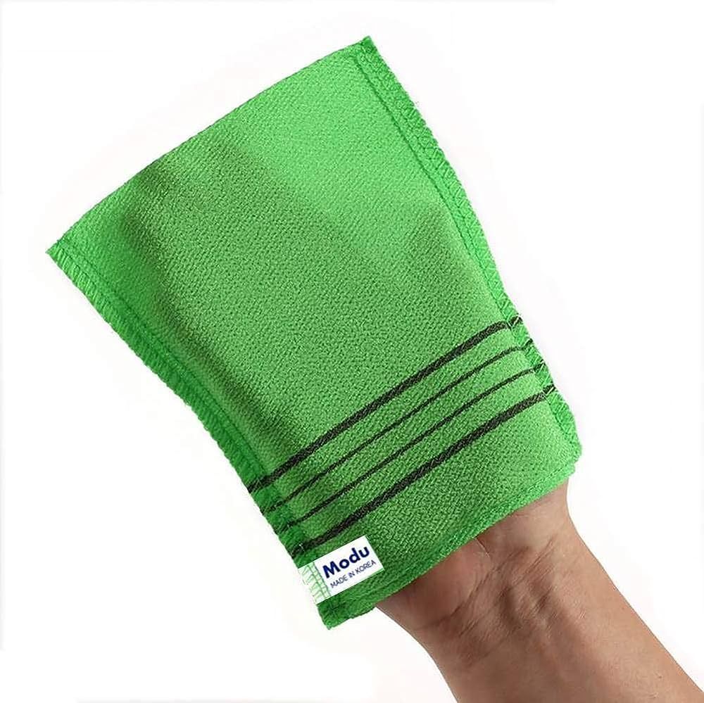 Modu 6 PCS Korean Exfoliating Bath Washcloth 5.3 x 5.9 in - Asian Italy Towel | Amazon (US)