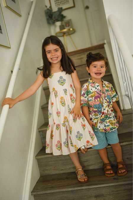 The cutest summer outfits via Boden Clothing! I can’t get enough of these two in these looks! The prints are so fun! 

Sofi’s dress size 5-6y. It runs tts.
Mati’s shirt and shorts are size 3-4y. They run tts too. 

#LTKFindsUnder100 #LTKFamily #LTKKids