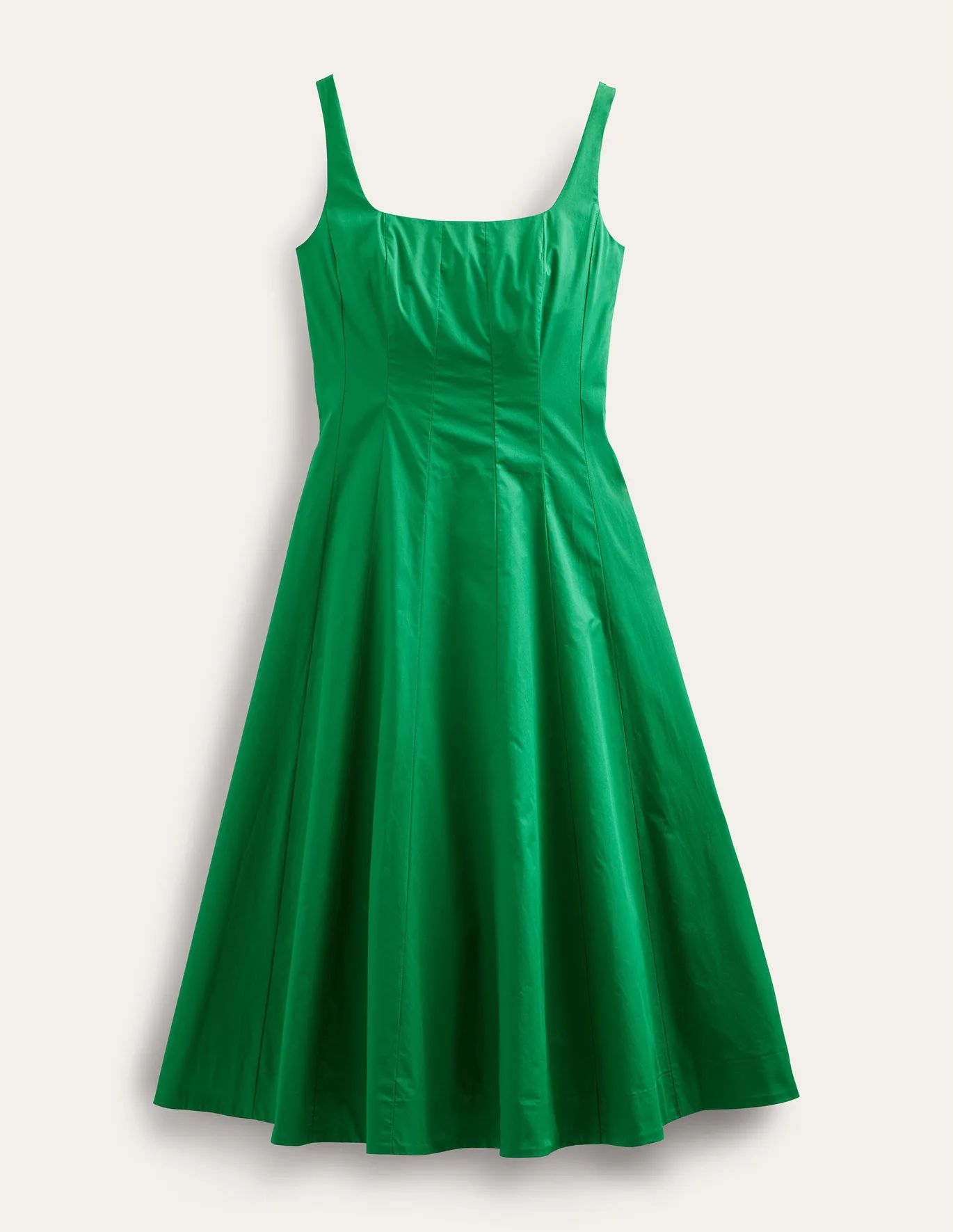 Sleeveless Panelled Midi Dress - Rich Emerald | Boden (US)