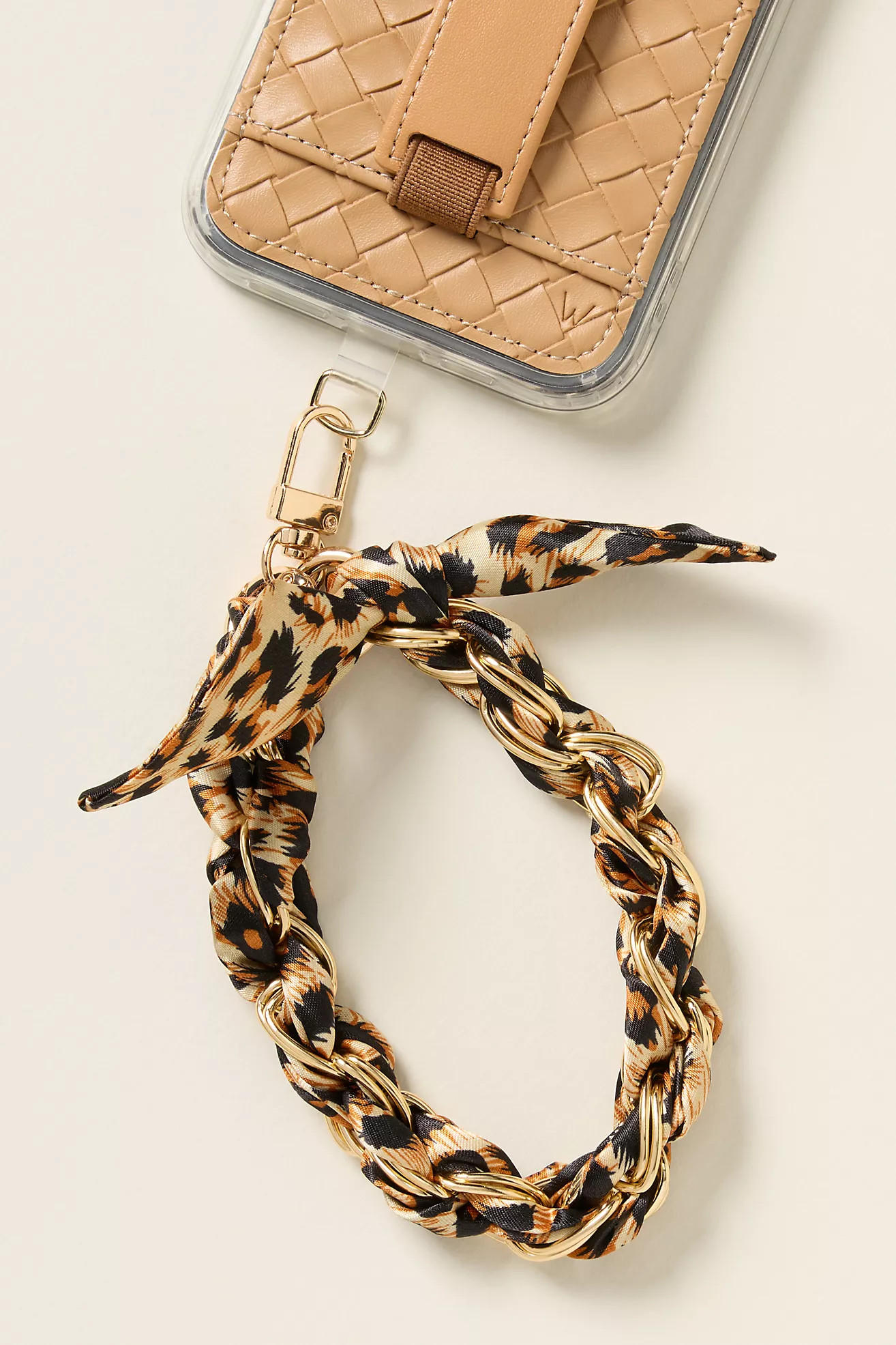 Miami Chains & Co. Silk Phone Wristlet | Anthropologie (US)