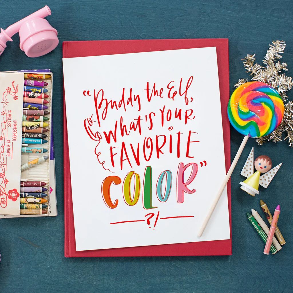 Buddy - Favorite Color | Lindsay Letters, LLC